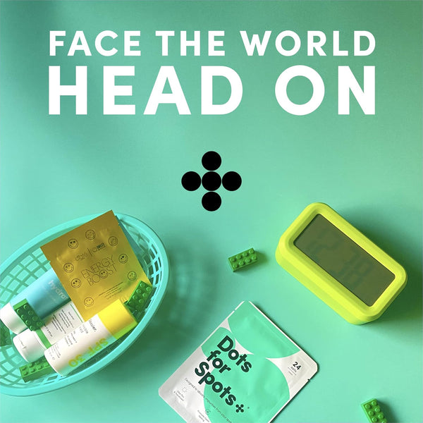 Dots for Spots Acne Pimple Patch For Face, Fast Acting, Translucent Hydrocolloid Zit Pimple Patches that Unclog Pores, Korean Skincare, Vegan,