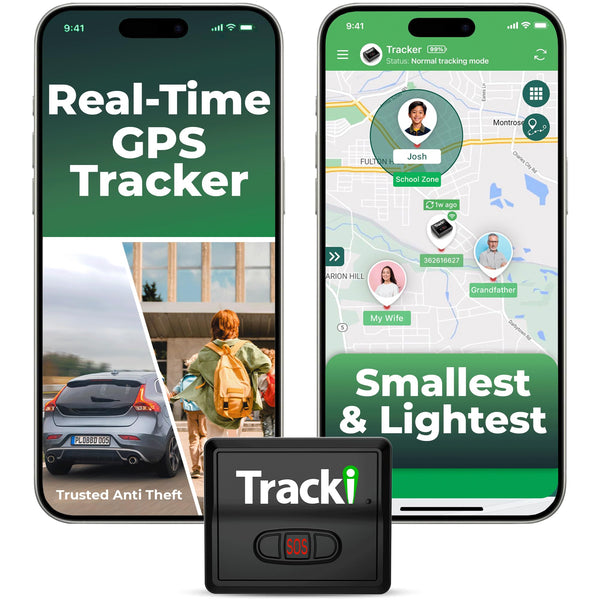 Tracki Mini GPS Tracker, Subscription Required, Cancel Anytime – Universal Compact 4G LTE Tracker for Vehicles