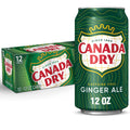 Canada Dry Ginger Ale Soda, 12 fl oz cans, 12 pack Ginger 12 Fl Oz (Pack of 12)