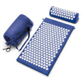 Sivan Health and Fitness Acupressure Mat and Pillow Set - Grounding Mat for Stress, Back & Neck Pain - Acupuncture Point Massage Mat for Muscle