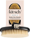 Kitsch Dry Brushing Body Brush for Lymphatic Drainage 1 Count Black