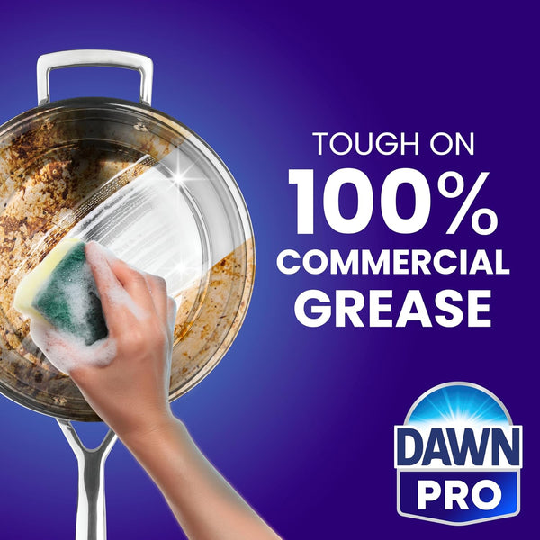 Dawn PRO Manual Pot and Pan Detergent, Dish Soap Liquid for Dishwashing by Hand, Bulk Concentrate for Commercial Use, 5 gal 640 Fl Oz (Pack of 1)