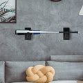 Alpinista Baseball Bat Wall Mount, Horizontal Baseball Bat Holder Wall Mount for Display Black