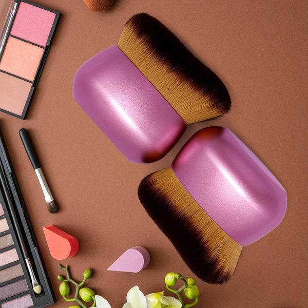 Extra Large Body Makeup Brush for Self Tanner, Leg Makeup &Bronzer Blend,75 Mm Wide-Headed Kabuki Brush Provides More Even &Pretty Application,