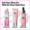 Revlon PhotoReady Rose Glow Face Gloss Makeup Primer, 1 fl oz Pink 1 Fl Oz (Pack of 1)