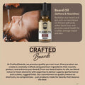 Crafted Beards Beard Oil Beard Oil Conditioner - Leave Your Beard Feeling Amazing - All Natural Ingredients - No Residue - Mustache Oil - 1Oz -