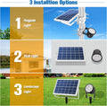APONUO Solar Flag Pole Light,Solar Powered Flagpole Lights Pole Mount Upgraded Solar Flagpole Lights Outdoor Dusk to Dawn 2 Lighting Mode for