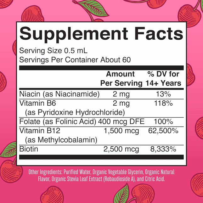 Maryruth Organics Vitamin B Complex | B Vitamins Complex | Biotin | Vitamin B12 