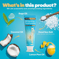 Lumineux Teeth Whitening Toothpaste - Peroxide Free, Enamel Safe for Sensitive Whiter Teeth - Fluoride Free, No Alcohol, Artificial Colors, SLS