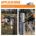 Freeman 9-Gauge Fencing Staples | 2" | Glue Collated | Galvanized Steel | 1000 Count | Indoor and Outdoor | Livestock Fences, Deer Prevention,