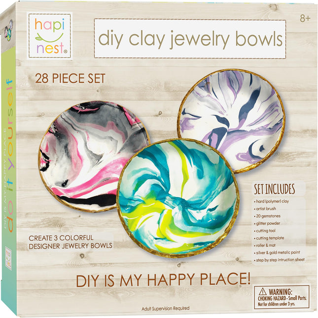 Hapinest Make Your Own Clay Jewelry Dish Craft Kit for Girls for Girls Ages 8 9 