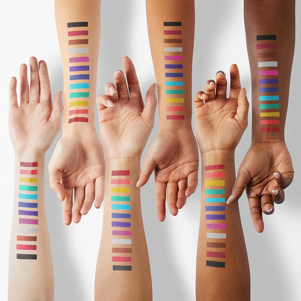 BestLand 12 Colors Matte Liquid Eyeliner Set Rainbow Colorful Neon Eyeliner Pencil Pigmented Waterproof Smudgeproof Long Lasting Gel Eye Liner