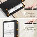Fintie Stand Case for Kindle Paperwhite 12th/11th Gen & Kindle Colorsoft | Foldable Kickstand PU Leather Cover, Card Slot, Hand Strap, Auto