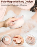 Super Soft Sunflower Suction Cup Bath Ball, 2025 Upgraded 2-In-1 Sunflower Ball Exfoliating Bath Sponge Cleaning Brush, Mesh Shower Body Sponge
