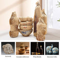 Honeycomb Packing Paper, 15" x 131' Packing Paper Substitute Alternative for Bubble Cushioning Wrap for Moving Shipping Packaging, Recyclable