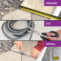 M-D Building Products - Versatile Gray Foam Backer Rod Set 1/2In X 20Ft - Essential Caulk Saver for Sealing Concrete Gaps, Expansion Joints, and