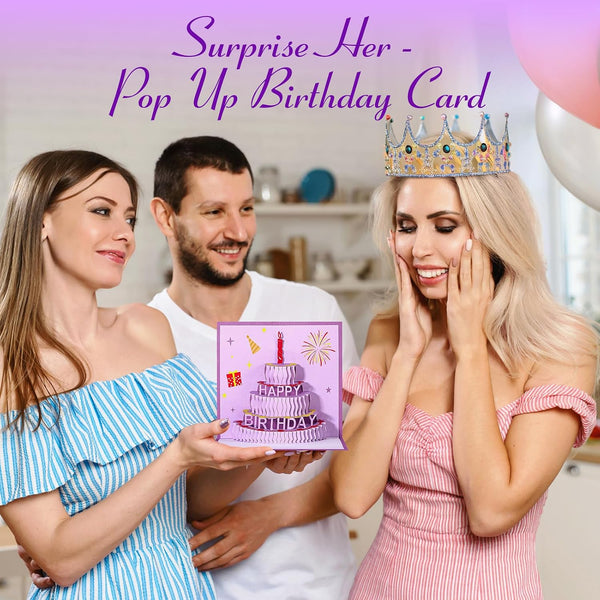 Birthday Gifts for Women Friendship, Aoen Unique Happy Birthday Gifts for Best Friends Women, Mom, Sister, Wife, Coworker, 7P Purple Self Care Spa