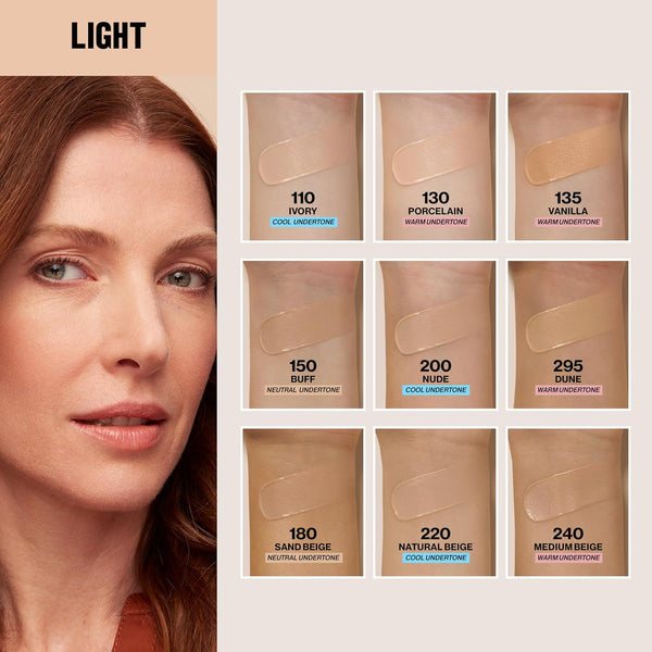 Revlon Liquid Foundation, Colorstay Face Makeup for Normal & Dry Skin, SPF 20, Longwear Medium-Full Coverage with Natural Finish, 200 Nude, 1 Fl Oz