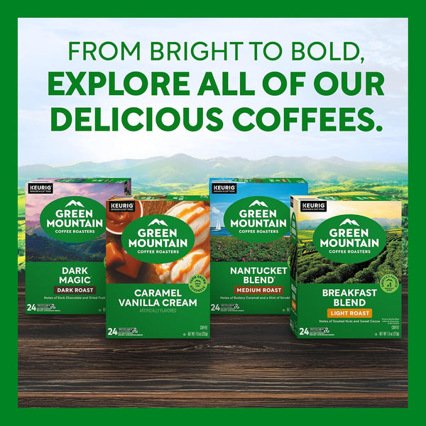 Green Mountain Coffee Roasters Nantucket Blend, Single-Serve Keurig K-Cup Pods, Medium Roast Coffee Pods, 48 Count Nantucket Blend 48 Count (Pack