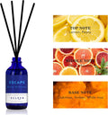 Reed Diffusers Set, 3.7 Oz Scent Diffuser, 6 Reed Diffuser Sticks, Home Fragrance Hyacinth, Peony & Citrus, Aromatherapy Oil Diffuser Reeds, More