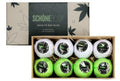 Hemp Bath Bombs, Large Set of 8. Mint, Lavender & Hemp Scents. Vegan, Muscle Therapy, Relaxing & Soothing