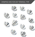 Wirefy ICD-A6 Crimping Die for Insulated Flag Connectors 12-10 AWG – Interchangeable Quick-Change Die for Wirefy Crimping Tools – Precision Crimp