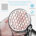 Fishing Landing Net with Aluminum Telescoping Pole 75" Long Handle,Rubber Coated Nylon Mesh,For