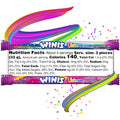 Winis Unicorn | Cotton Candy Chewy Taffy Swirl | 4.3 Oz, 11 Pieces | Chewy cotton candy flavored swirls, non-melting and party ready, sharing size