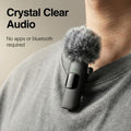 Mini Mic Pro (Latest Model – Microphone for iPhone & Android, Wireless Mini Microphone, Clear Voice, Noise Cancelling, Lavalier Mic for TikTok,