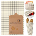 Mindsoft 17 x 23 Inch Reusable Beeswax Food Wrap for Bread Sandwich Wrapper Beeswax Paper Organic Bowl Dishes Covers Sustainable Food Cheese Fruit