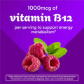 Vitafusion Vitamin B12 Gummies | 1000 mcg | 60 Gummy Vitamins for Adult Women & Men | Raspberry Flavor | Gluten Free Supplement 60 Count (Pack of 1)