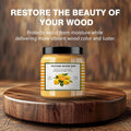 Premium Cutting Board Finish Wax - Natural Beeswax and Carnauba Wax - Improved with Lemon & Orange Oils - Beeswax Wood Polish - for Wood Butcher