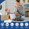 Laundry Detergent Sheets 200 Sheets, Fragrance-Free, Eco-Friendly, Plastic-Free, Hypoallergenic, Liquidless Washing Supplies for Dorm Travel