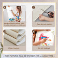 Fuutreo 8 Yard Long x 36" Wide / 63'' Wide Large Canvas Roll 12 oz Cotton Triple Primed Canvas Roll Gesso Artist Painting Backdrop(36" Wide x 8
