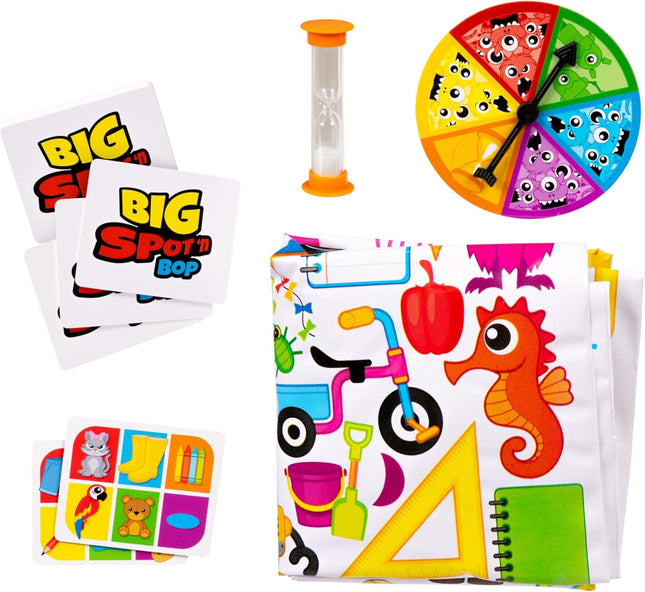 Big Spot 'N Bop! the Giant Wobbly "Find It First" Game, a Fun, Active Race for M