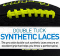Franklin Sports Youth + Adult Footballs - Extra Grip 1000 Official Size, Junior + Pee Wee Kids - 1 + 12 Packs Black/Optic Junior Size - 1 Inflated