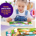 Dot Stickers Art for Kids - Sticker Books for Toddlers 2-4 Years - Arts and Crafts for Kid Ages 2-4 3-5 4-6 - 4 Year Old Girl Birthday Gifts -