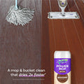 Swiffer Power Mop Wood Refill Solution, Quickdry Hardwood Floor Cleaner for Mopping Home, Bathroom, Kitchen, All Purpose Multi-Surface Solution