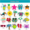 20PCS Beach Charms for Bogg Bag, Hawaii Accessories With Sturdy Clips for Totes, Rubber Bag Accessories, Decoration Charms for Girls Women