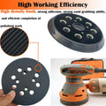 2 Pack 5 Inch 8 Hole Hook and Loop Sander Pad for Ridgid R2600, R2601 5" Random Orbit Sanders - Replacement Backing Sanding Pad for Pad Part