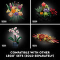 LEGO Botanicals Artificial Wildflower Bouquet - Fake Indoor Flowers Building Set for Home, Kitchen, Desk Decoration, Adults Ages 18+ - Gift for