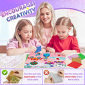 URMYWO Fun Foil Art Craft Supplies Kits, Princess Arts and Crafts for Kids Ages 4-8, No Mess DIY Creative Activity Sticker & Coloring Books,