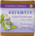 Auromere Ayurvedic Conditioner Bar for All Hair Types Ã¢ÂÂ Vegan, Non-Gmo, Deep Moisturizing, Nourishing Herbal Formula with Neem, Zero Waste,