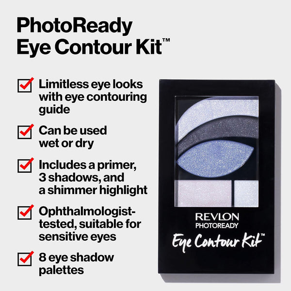 Revlon Eyeshadow Paette, Photoready Eye Makeup, Creamy Pigmented in Blendable Matte & Shimmer Finishes 523 Rustic, 0.01 Oz