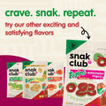 Snak Club Tajin Mango Rings Gummy Candy, Fruit Candy Gummies with Chili and Lime Seasoning, Mild, Gluten-Free and Vegan Snacks, 11 oz Resealable