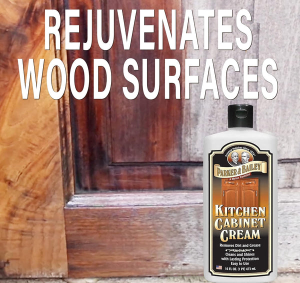 Parker and Bailey Kitchen Cabinet Cream-Wood Cleaner-Grease Remover 16 Oz (1)