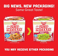 Nissin Cup Noodles Soup, Beef Flavor, Microwaveable Paper Cups, Instant Ramen, 2.25 Ounce (Pack of 12) | Instant Ramen Noodle Soup, Microwaveable