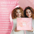 Aeenr Birthday Gifts for Women Self Care Get Well Soon Gift Baskets | Unique Relaxing Spa Gift Set W/Flannel Blanket & 40 OZ Tumbler for Mom Wife