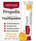 Red Seal Propolis Fluoride Free Natural Toothpaste - Mild Mint - 3.53 oz Natural Propolis 3.5 Ounce (Pack of 1)
