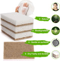 Natural Sponges for Dishes 12 Pack - Keep Soap Biodegradable Kitchen Sponge Compostable Coconut Scrubber - Eco Friendly Cleaning Sponges